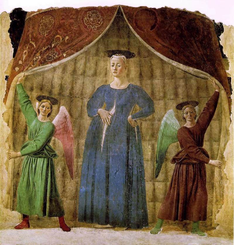 Piero della Francesca - "Madonna w połogu" 