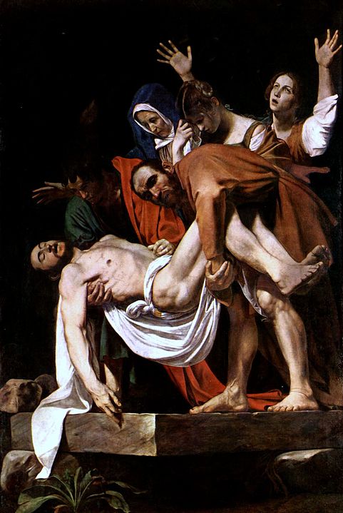 Caravaggio "Zdjęcie z krzyża"