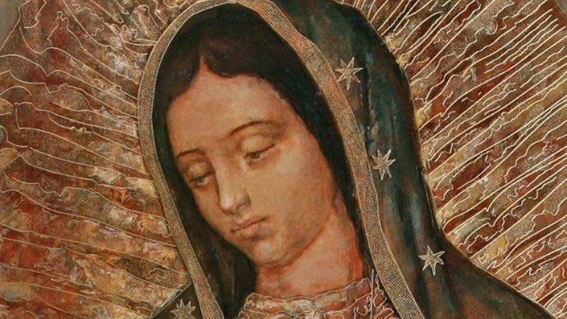 Matka Boża z Guadalupe - fragment