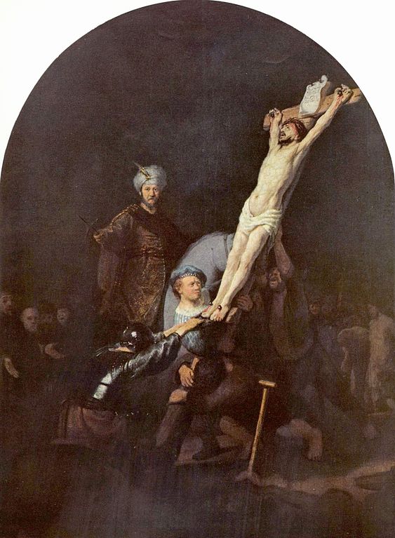 Rembrandt, Podniesienie Krzyża